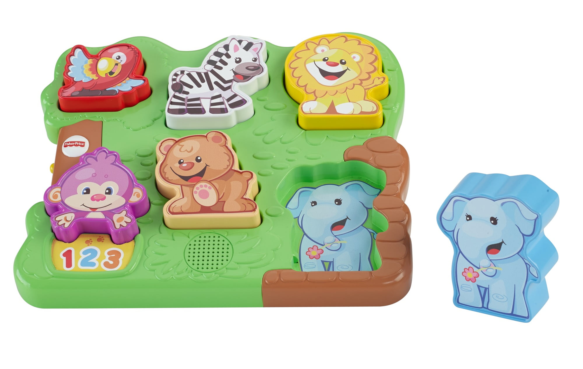 Fisher-Price Puzzle De Formas Y Sonidos | Juguete 2 En 1 De Vehículos Y Animales | +9 Meses