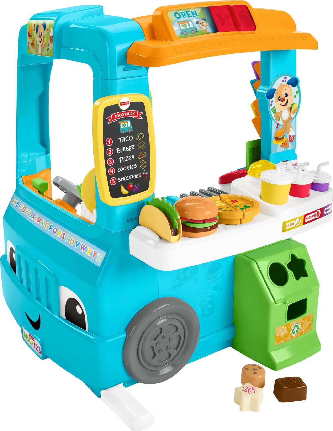 Fisher-Price Laugh & Learn Servin’ Up Fun Food Truck Electronic Activity Center for Toddlers - image 1 of 8