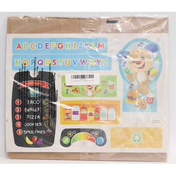 Fisher-Price Laugh & Learn Servin' Up Fun Food Truck - Replacement Label DYM74