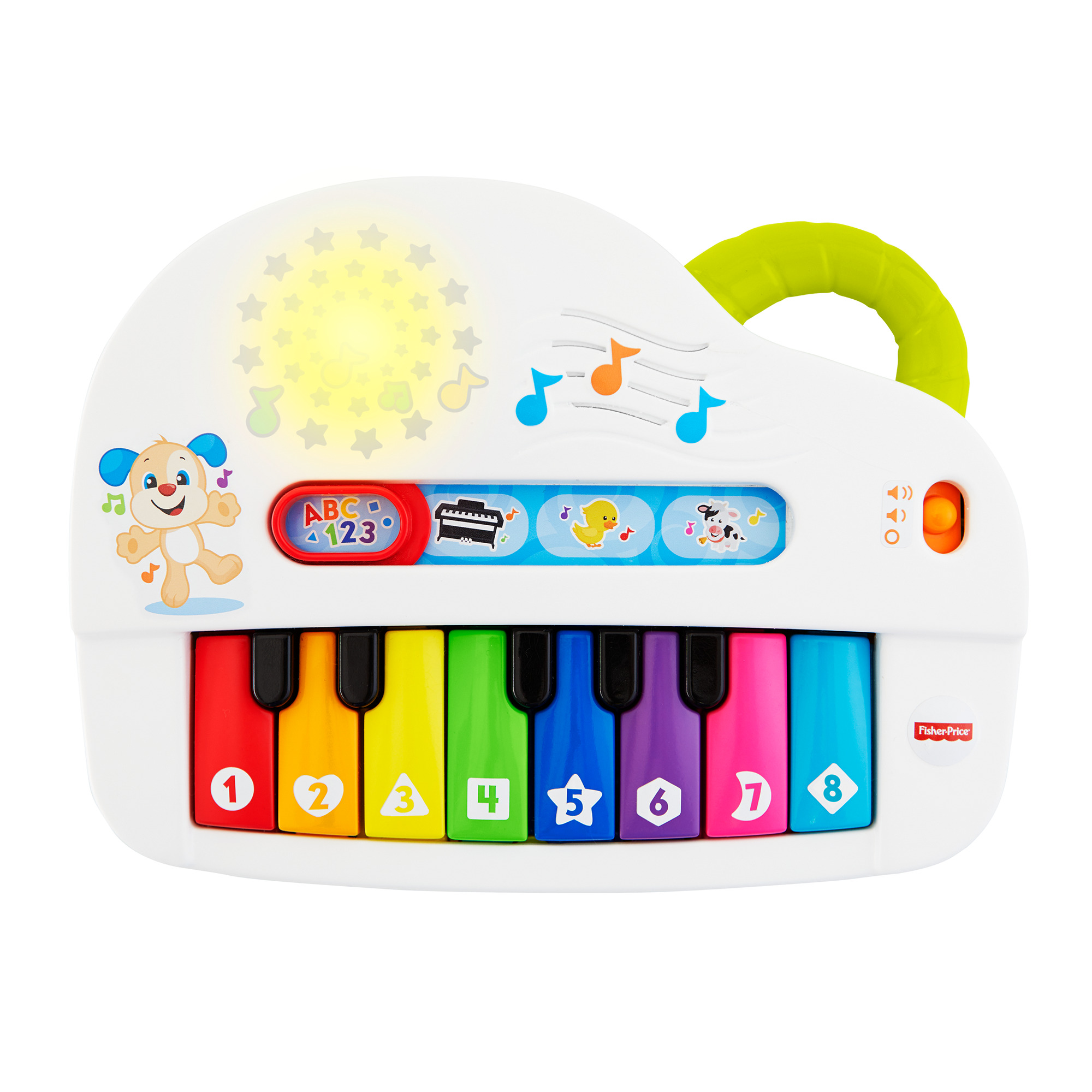 Fisher-Price Laugh & Learn Silly Sounds Light-Up Piano Interactive Toy for Baby & Toddler - image 1 of 7