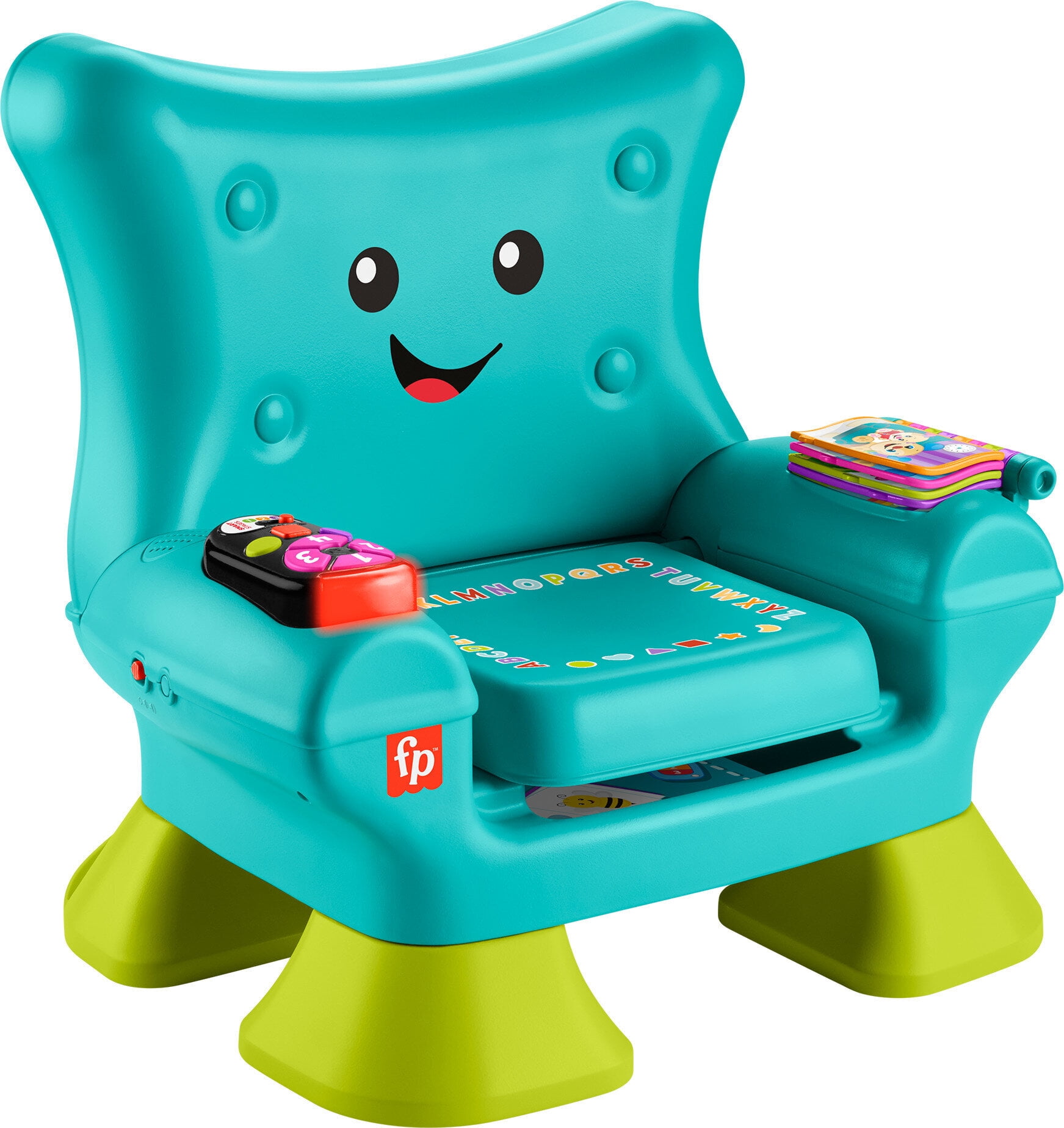 Fisher-Price Laugh & Learn Smart Stages Chair Electronic Learning Toy for Toddlers, Teal