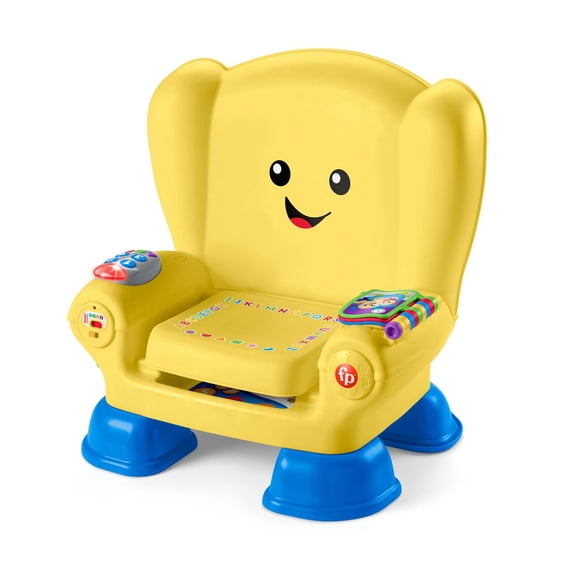 Fisher-Price Laugh & Learn Smart Stages Chair Electronic Learning Toy for Toddlers, Yellow