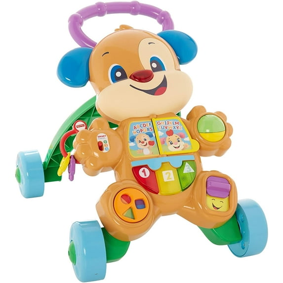 Fisher-Price Laugh & Learn Smart Stages Learn with Puppy Walker, Musical Walking Infants Ages 6 to 36 Months