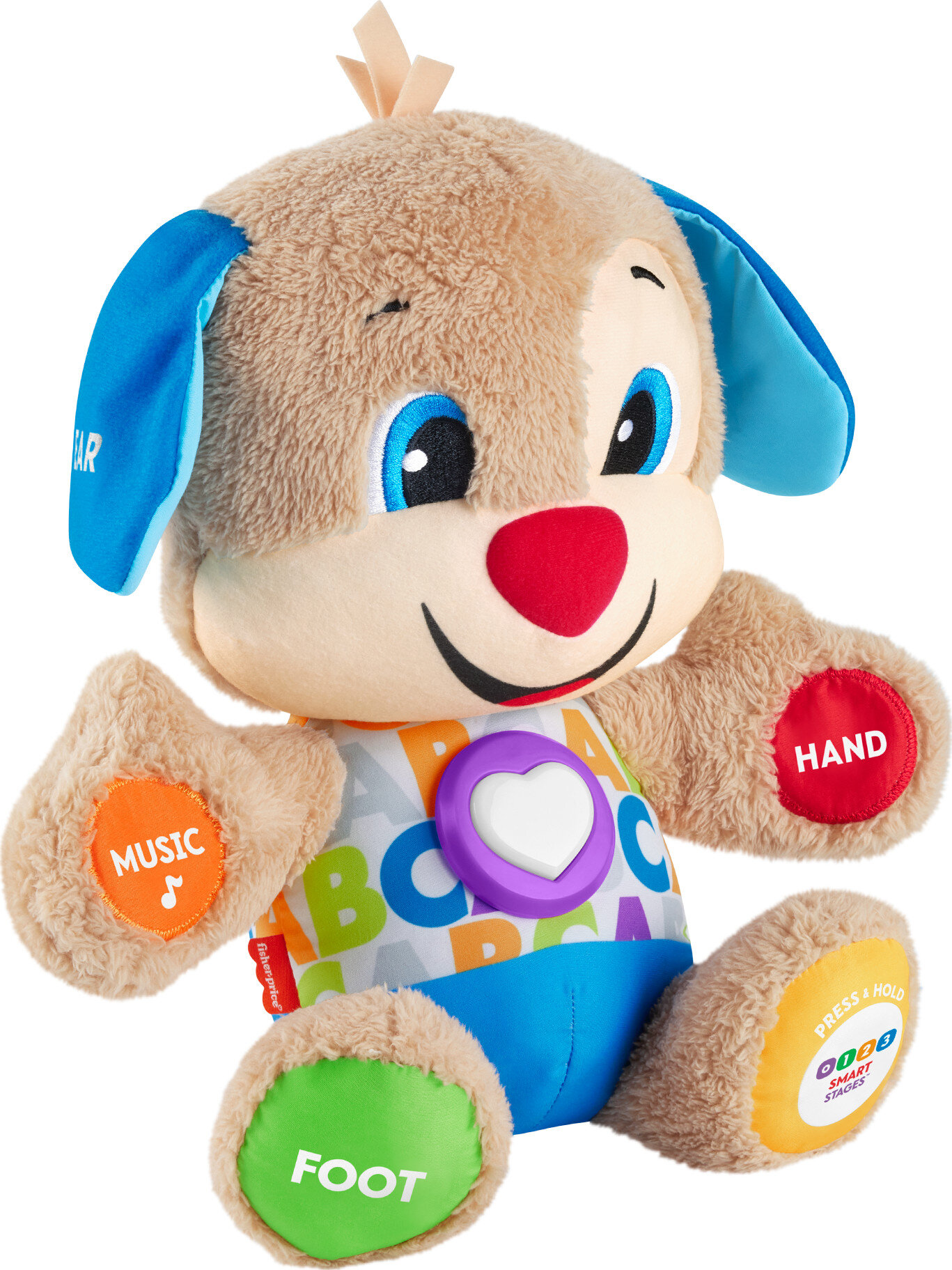 Fisher-Price Laugh & Learn Smart Stages Puppy Plush Learning Toy for Baby, Infants and Toddlers - image 1 of 8