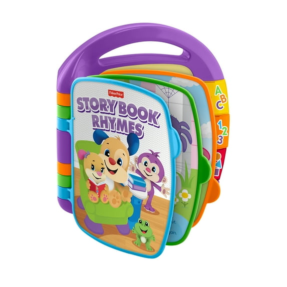 Fisher-Price Laugh & Learn Storybook Rhymes Musical Electronic Learning Toy for Baby & Toddler