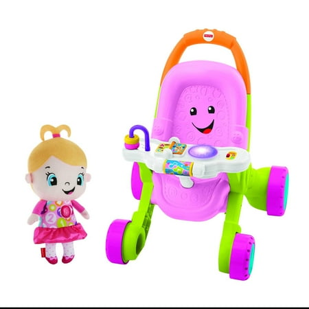 Fisher-Price - Laugh & Learn Stroll and Learn Walker and Doll