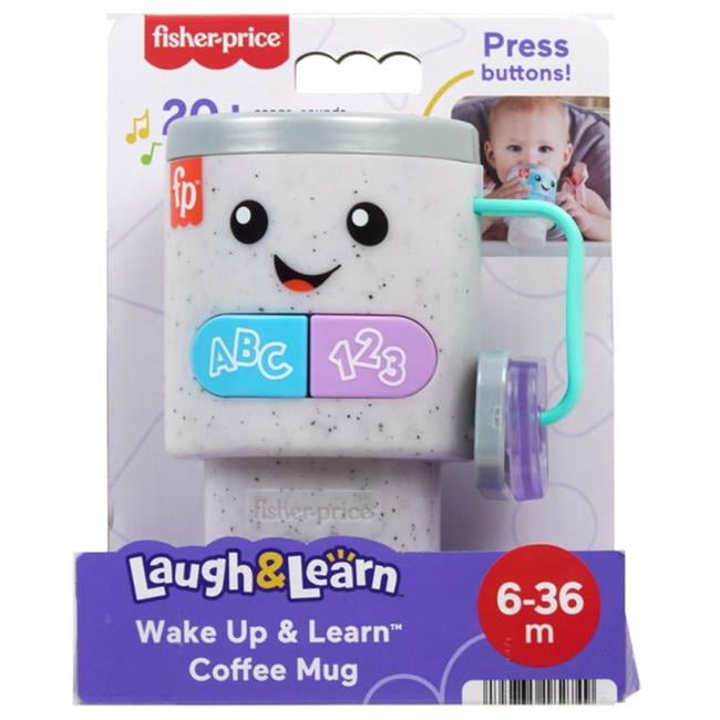 Fisher-Price Laugh & Learn Wake Up & Learn Coffee Mug , 6-36 Months ...