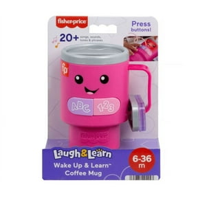 Fisher-Price Laugh & Learn Wake up & Learn Coffee Mug - Pink