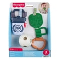 thumbnail image 1 of Fisher-Price Mini Me Moments Let’s Play Pickleball Set, 3 Sports-Themed Baby Toys for Sensory Play, 1 of 7