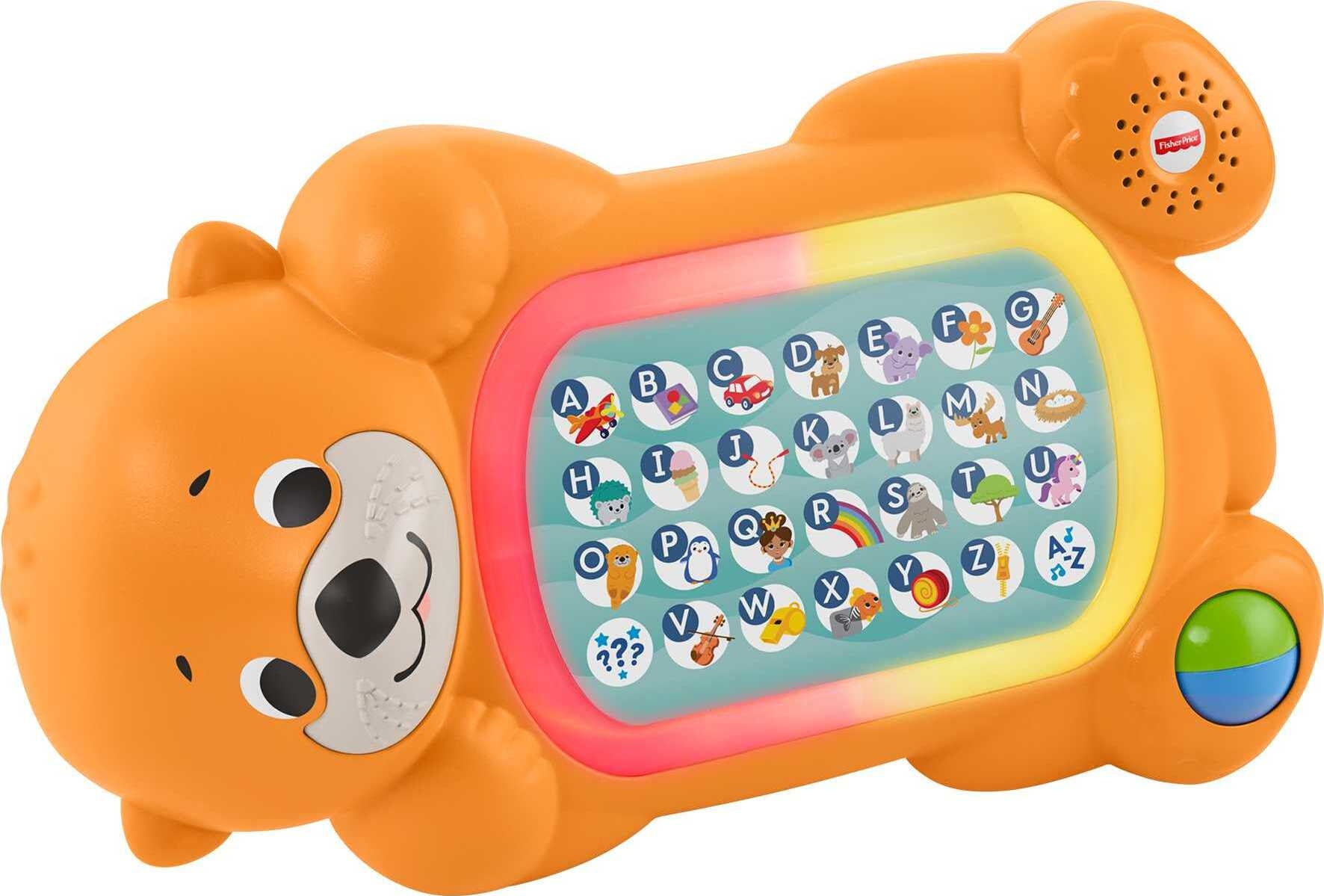 Fisher-Price Linkimals A to Z Otter Baby Electronic Learning Toy with  Interactive Music & Lights