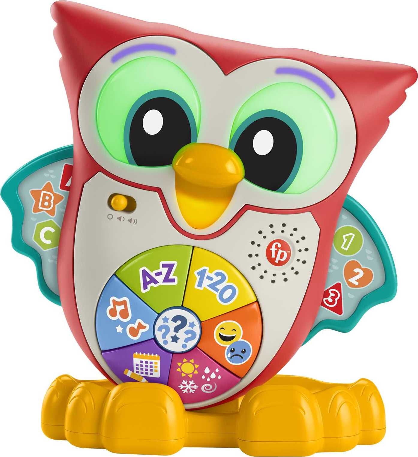 Fisher-Price Linkimals Light-Up & Learn Owl Interactive Musical Learning  Toy for Toddlers