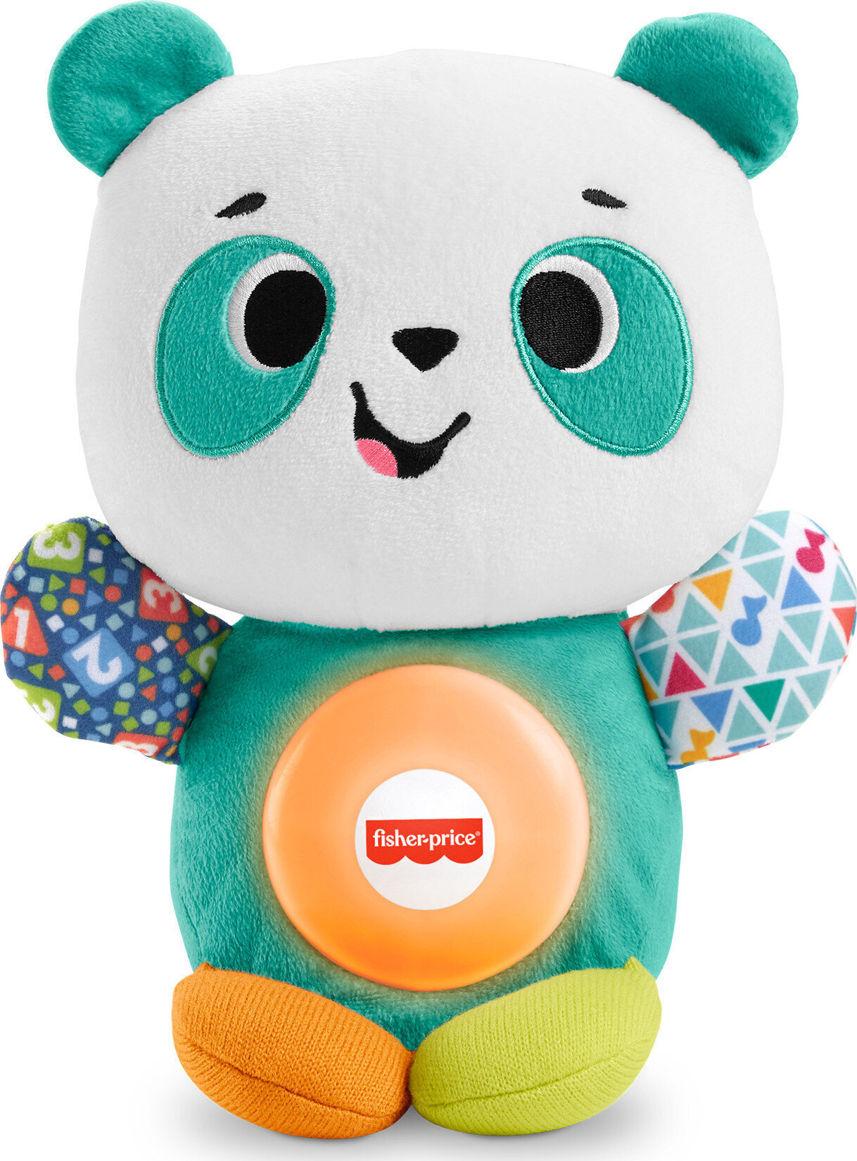 Fisher-Price Linkimals Play Together Panda Interactive Musical Plush Toy for Infant & Toddler - image 1 of 8