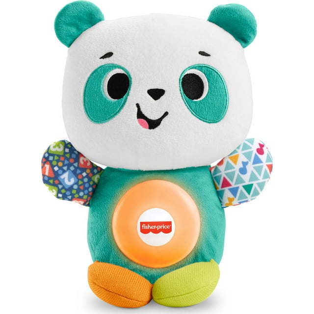 Fisher-Price Linkimals Play Together Panda Interactive Musical Plush Toy for Infant & Toddler