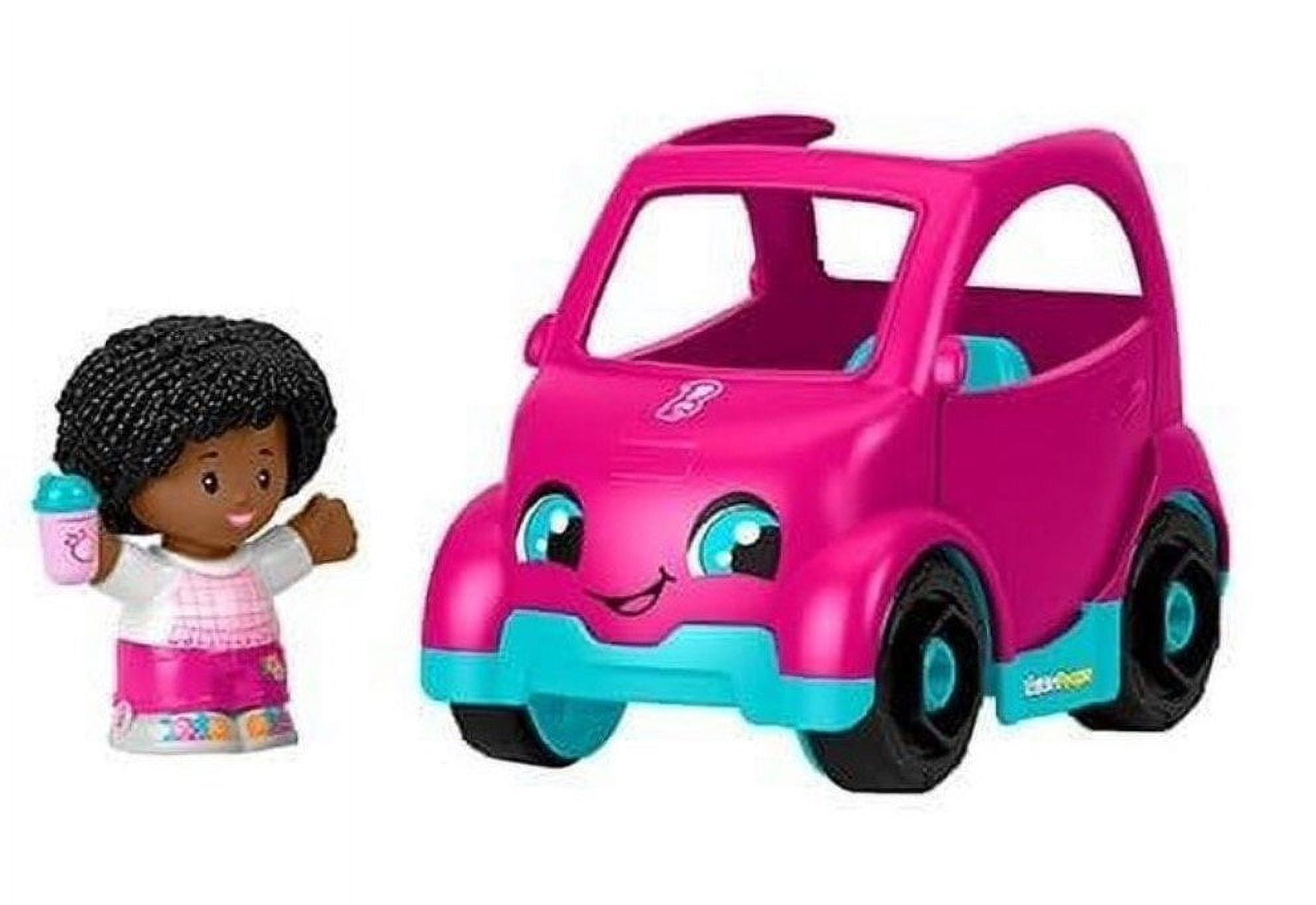Fisher-Price Little People Barbie Pink Convertible with Figure