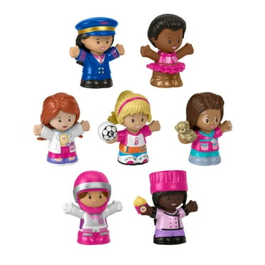 Fisher-Price Little People Barbie You Can Be Anything Figure Pack, 7-Piece Toddler Toy
