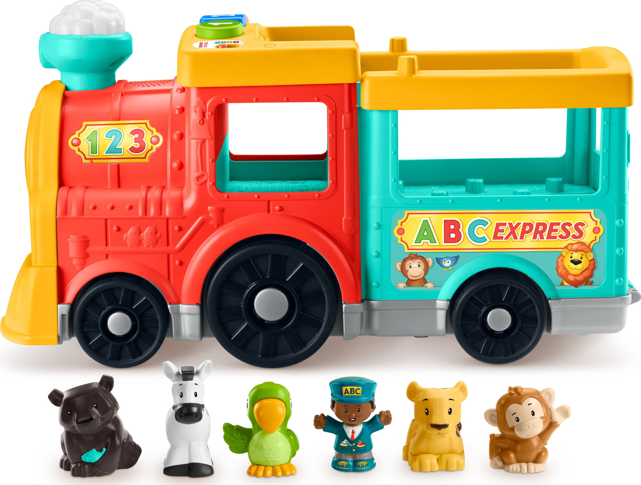 Fisher price cheap train animals