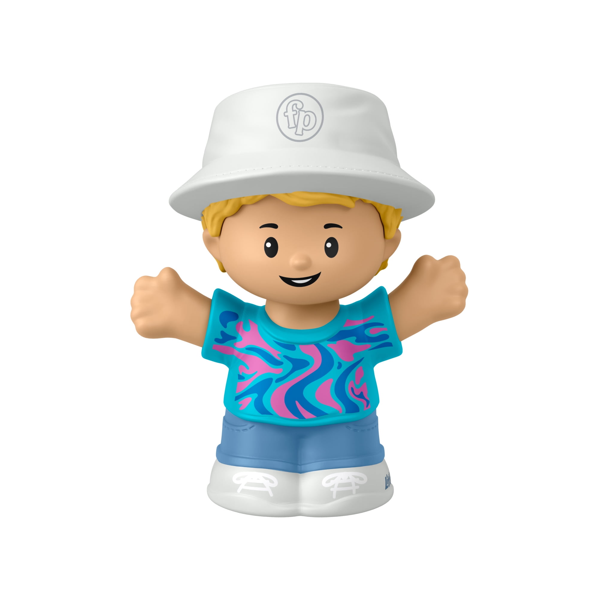 Fisher-Price Little People Boy in Tie-Dye Figure for Toddlers & Preschool Kids