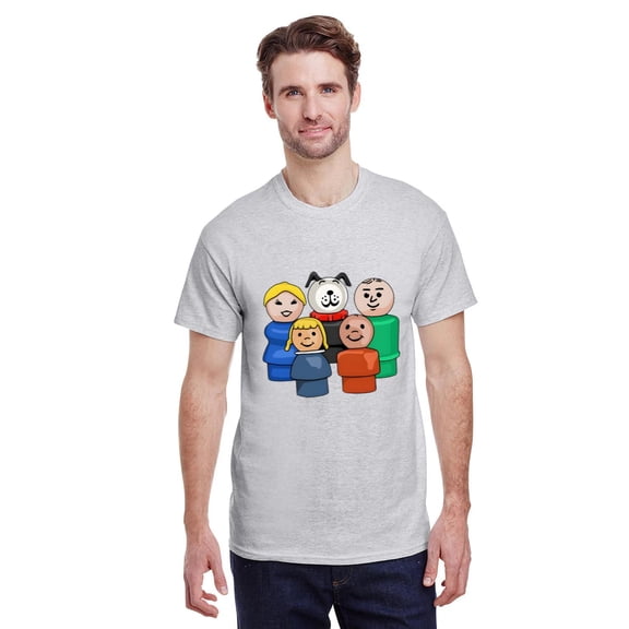 Fisher Price Little People Classic Retro 80s 90s Toy Unisex T-Shirt, for men & women, up to size 5XL