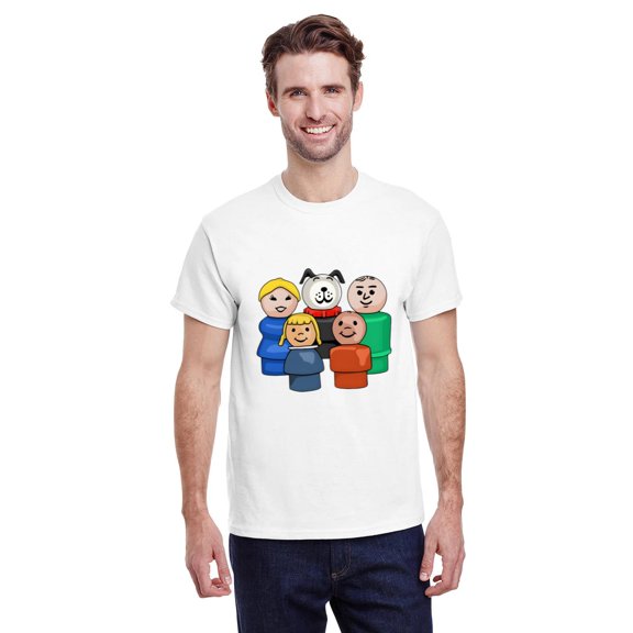 Fisher Price Little People Classic Retro 80s 90s Toy Unisex T-Shirt, for men & women, up to size 5XL