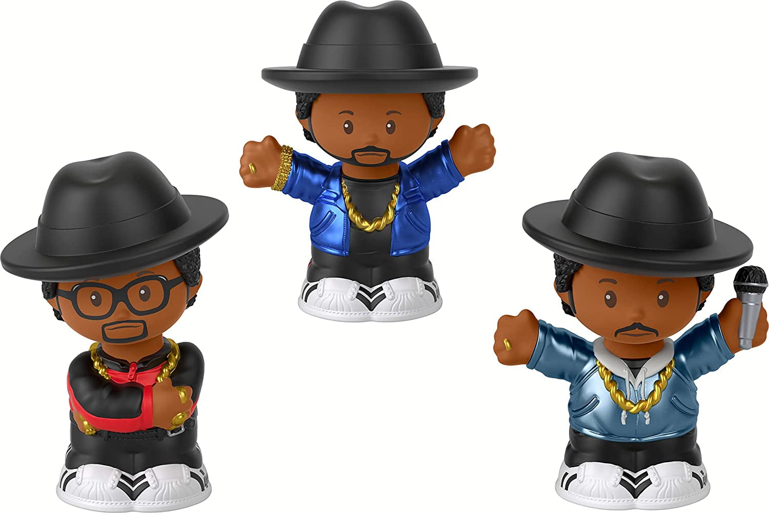 Fisher-Price Little People Collector Run DMC, Set of 3 Figures