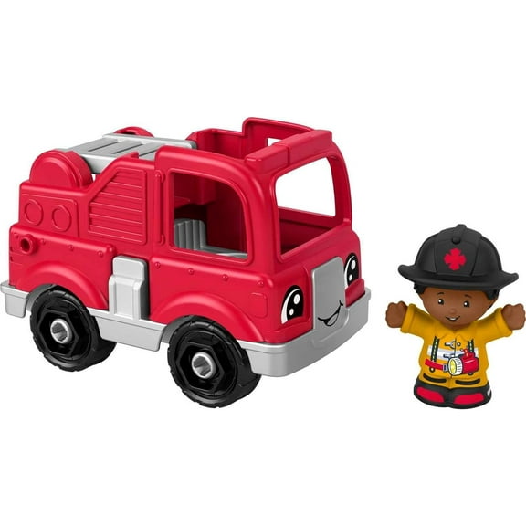 Fisher-Price Little People Fire Truck Toy & Figure Set for Toddlers