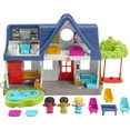 thumbnail image 1 of Fisher-Price Little People Friends Together Play House, Electronic Playset with Smart Stages Learning Content for Toddlers and Preschool Kids, 1 of 4