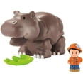 thumbnail image 1 of Fisher-Price Little People Hippo with Zookeeper Figure, 1 of 10