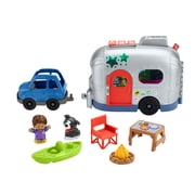 Fisher-Price Little People Light-up Learning Camper Electronic Toy RV Vehicle Playset for Toddlers