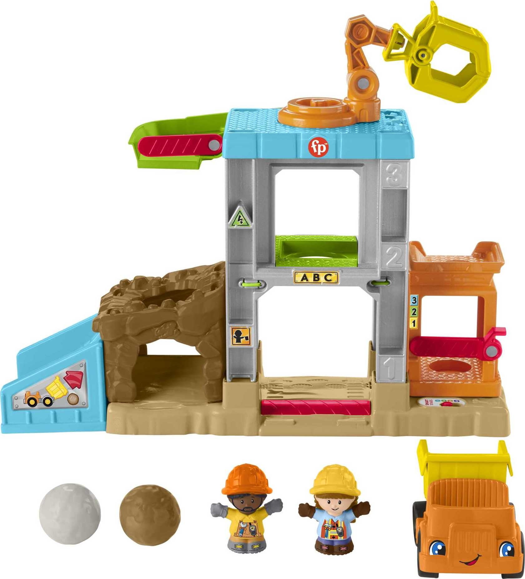 Fisher-Price Little People Big Helpers Interactive Home Playset With Tessa  And Chris, Blue