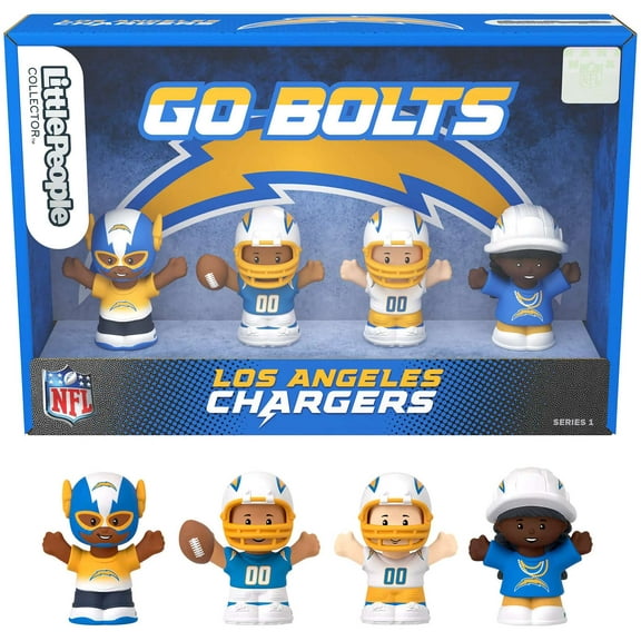 Fisher-Price Little People Los Angeles Chargers Four-Piece NFL Collector Set