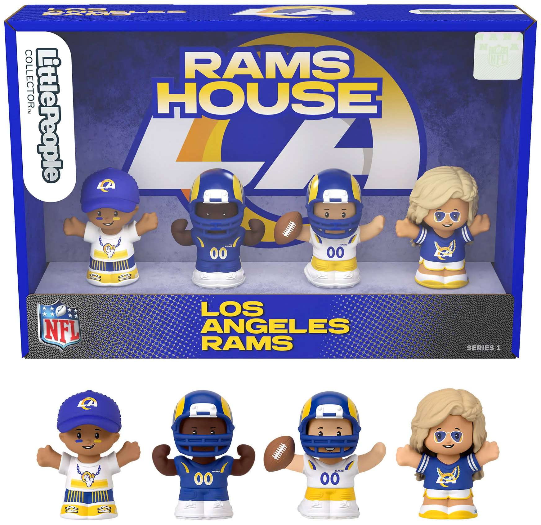 Fisher-Price Little People Los Angeles Rams Four-Piece NFL - Main Image