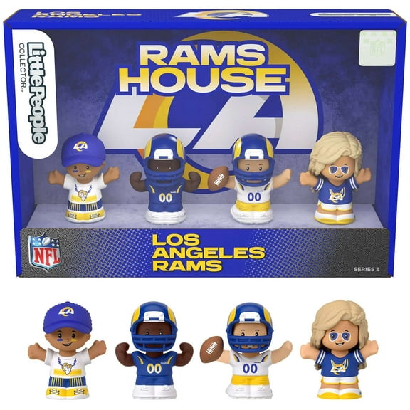 Fisher-Price Little People Los Angeles Rams Four-Piece NFL Collector Set