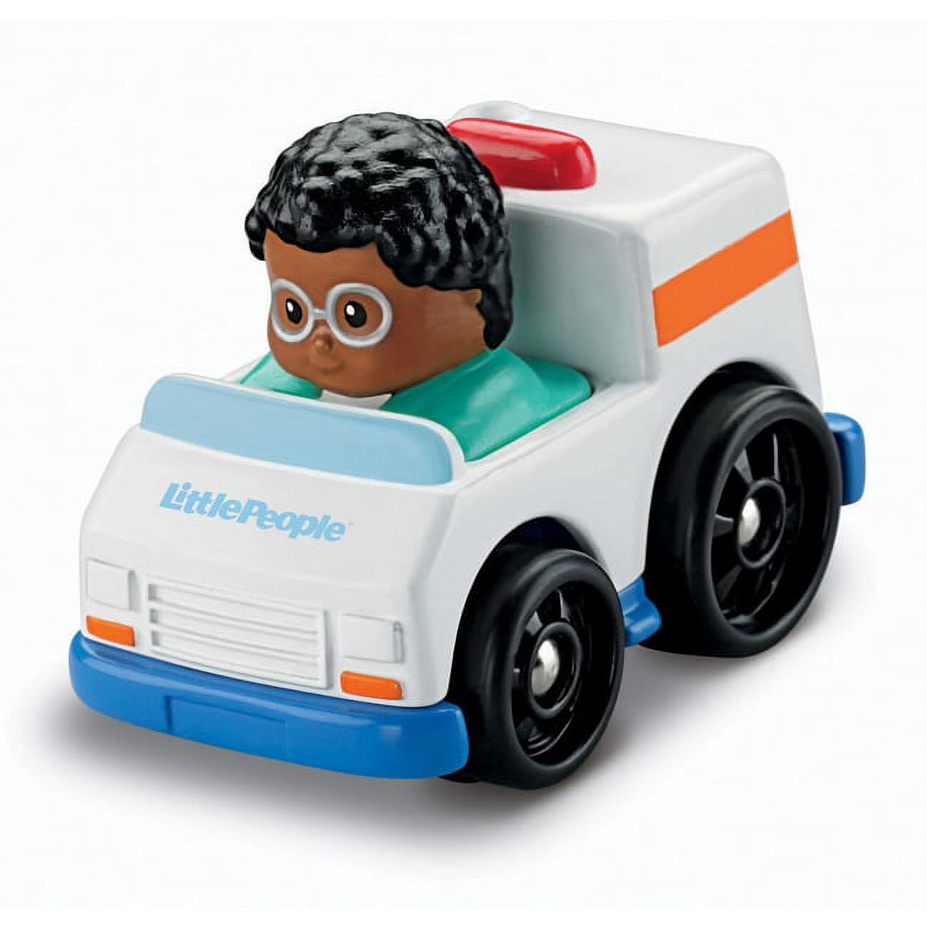 Fisher-Price Little People Ambulance – Schiebe-Spielzeug Mit EMT-Figur Für Kinder Ab 1 Jahr