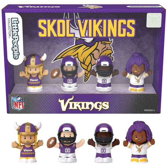 Fisher-Price Little People Minnesota Vikings Four-Piece NFL Collector Set