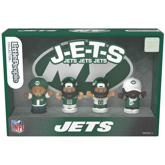 Fisher-Price Little People NFL Collector Jets Figure 4-Pack