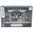 thumbnail image 1 of Fisher-Price Little People NFL Collector Las Vegas Raiders Figure 4-Pack, 1 of 6