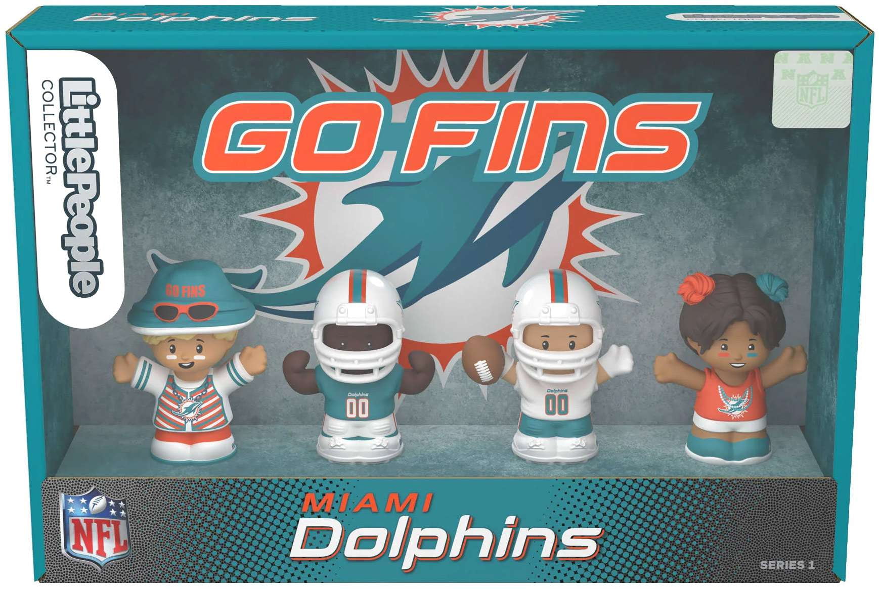 Fisher-Price Little People NFL Collector Miami Dolphins Figure 4