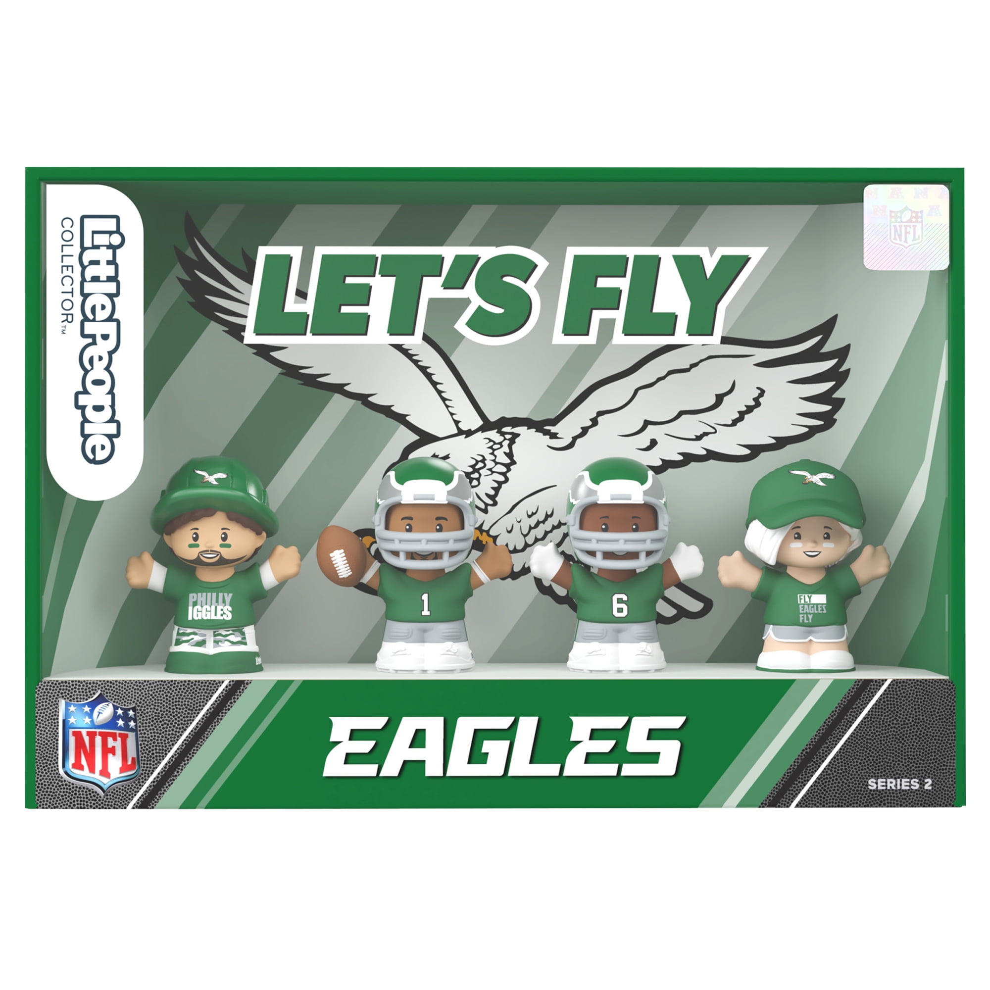 Fisher-Price Little People Philadelphia Eagles Fanatics Exclusive Collector- NFL Series 2