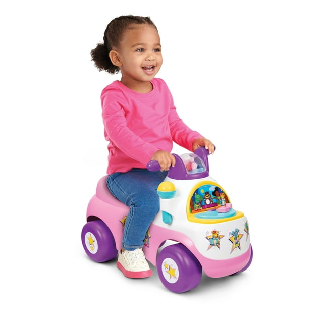 FisherPrice Little People Pink Move N Groove Rideon with Lights and