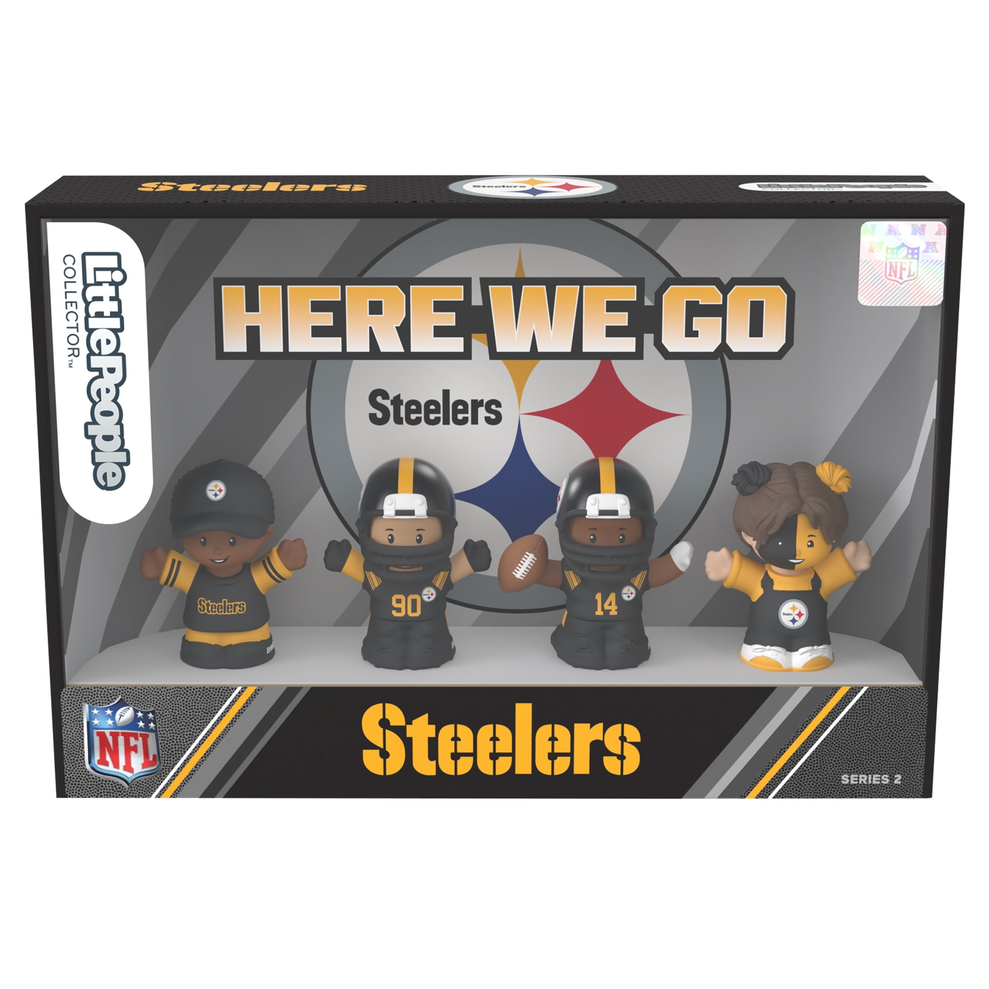 Fisher-Price Little People Pittsburgh Steelers Fanatics Exclusive Collector- NFL Series 2