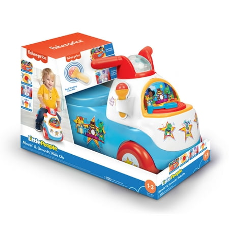 Fisher-Price Little People Red Move N Groove Ride-on with Lights and Sounds