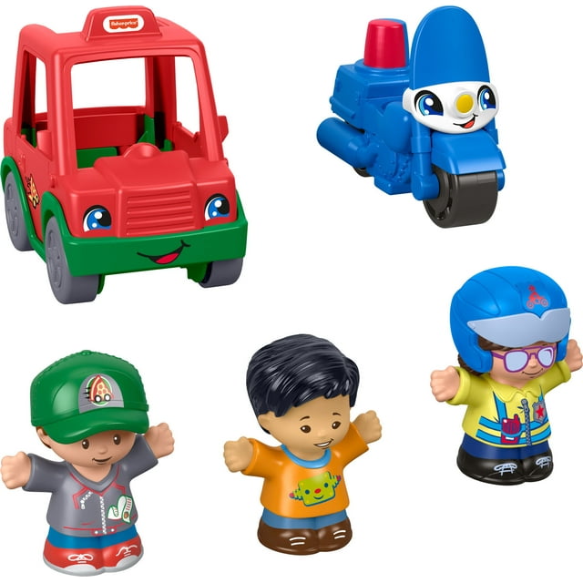 FisherPrice Little People Share & Care Vehicle & Figure Gift Set, 5