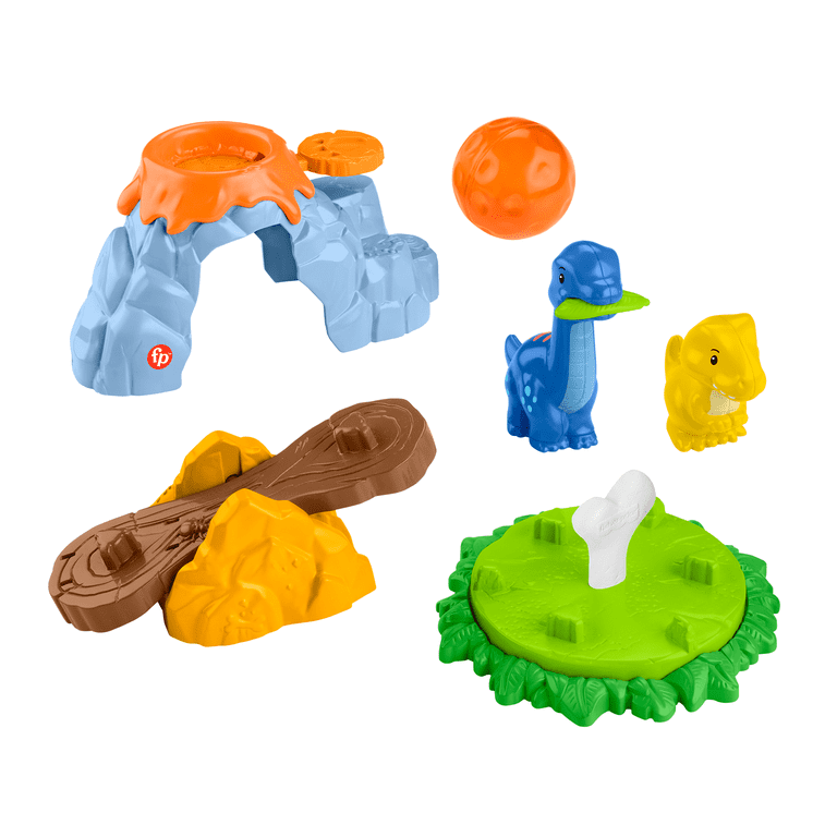 Fisher-Price Little People Spin Play Dinosaur Playground Toddler