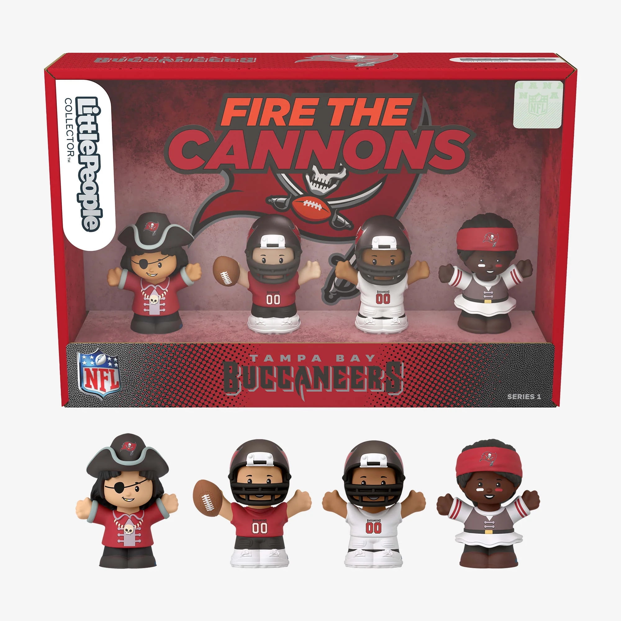 Little People Collector: x NFL Tampa Bay Buccaneers 4-Pack