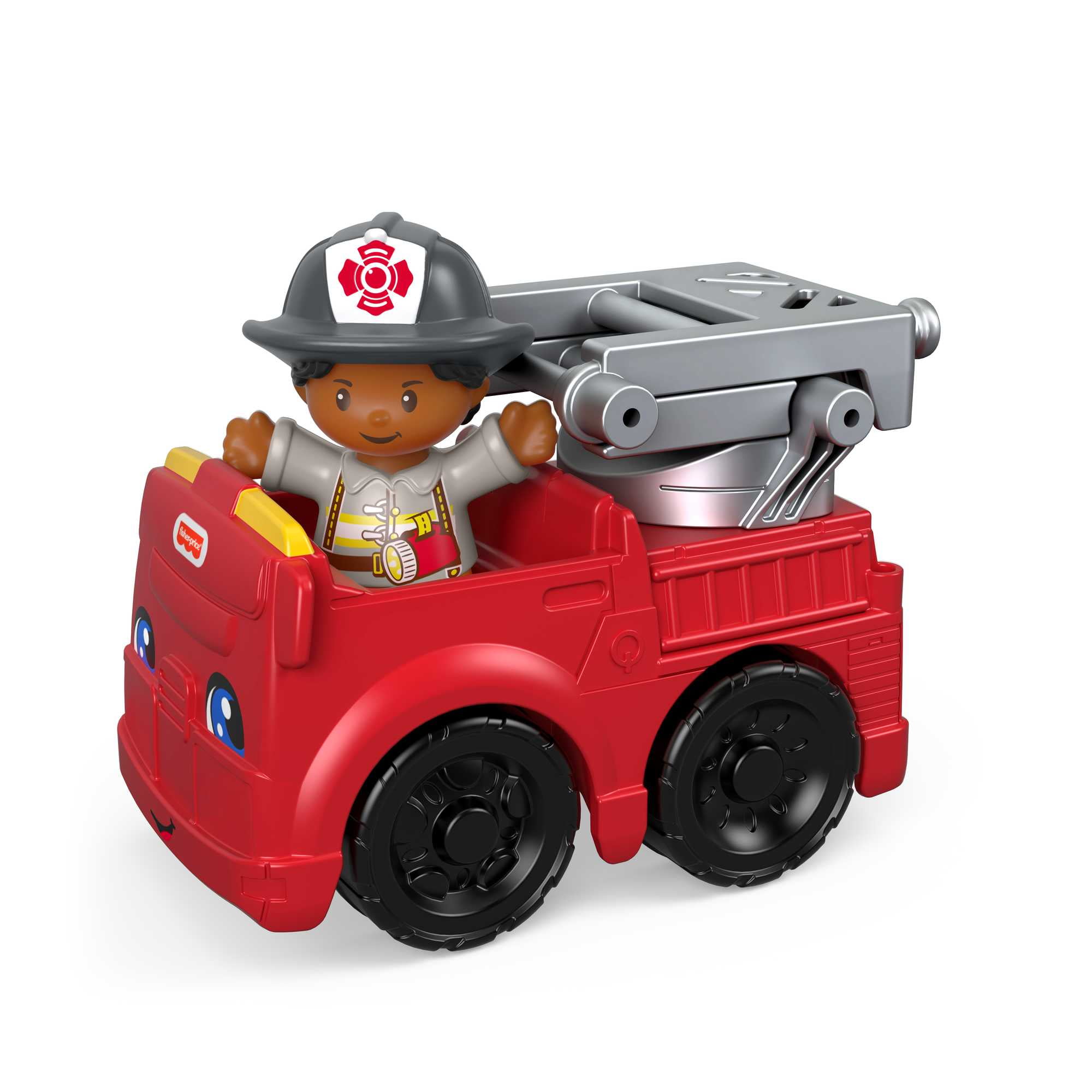 Fisher-Price Learn Toy: Little People Fire Truck & Firefighter Figure ...