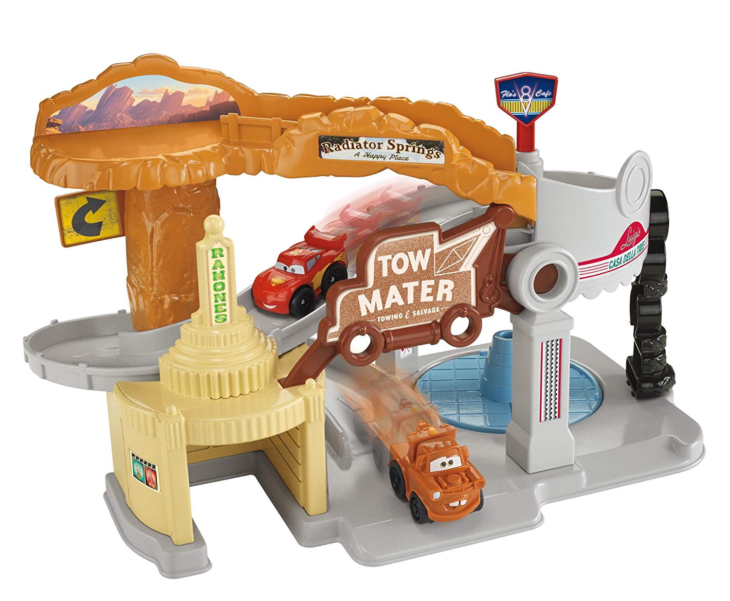 Fisher-Price Little People Wheelies: Cars Radiator Springs Playset