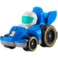 thumbnail image 1 of Fisher-Price Little People Wheelies Race Car - GMJ21 ~ Blue #3 Grand Prix Racer, 1 of 5