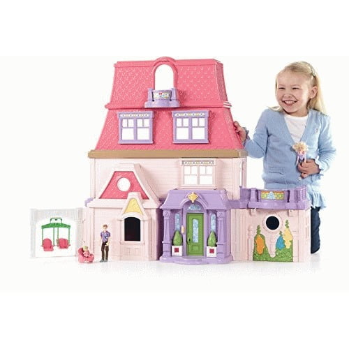 Fisher Price Loving Family Dollhouse with Furniture Accessories for Preschool Toddlers Walmart