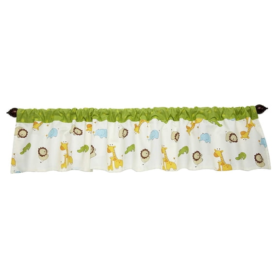 Fisher Price Luv U Zoo Window Valance, Ivory