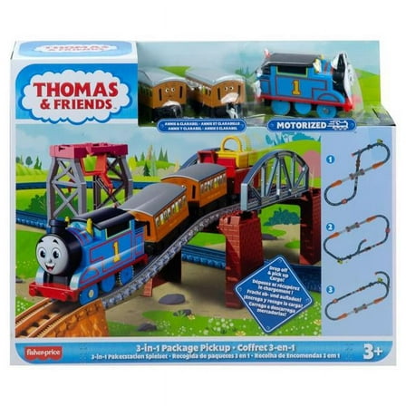Fisher-Price MTTHGX64 Thomas & Friends 3-In-1 Package Pickup Train Set - 2 Piece